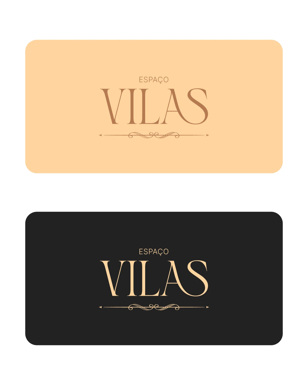 Espaço Vilas — Versões para fundos claros e escuros