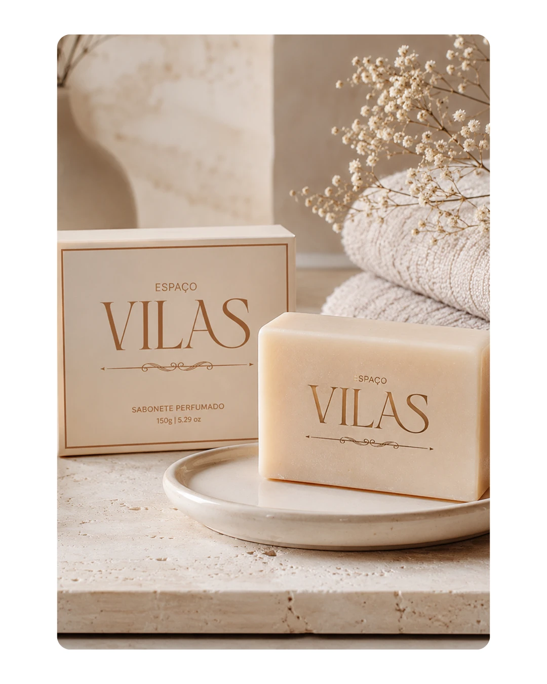 Espaço Vilas — Identidade aplicada a embalagem e produto